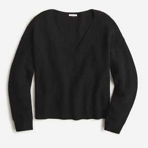 J.Crew cashmere oversized v-neck sweater NWT